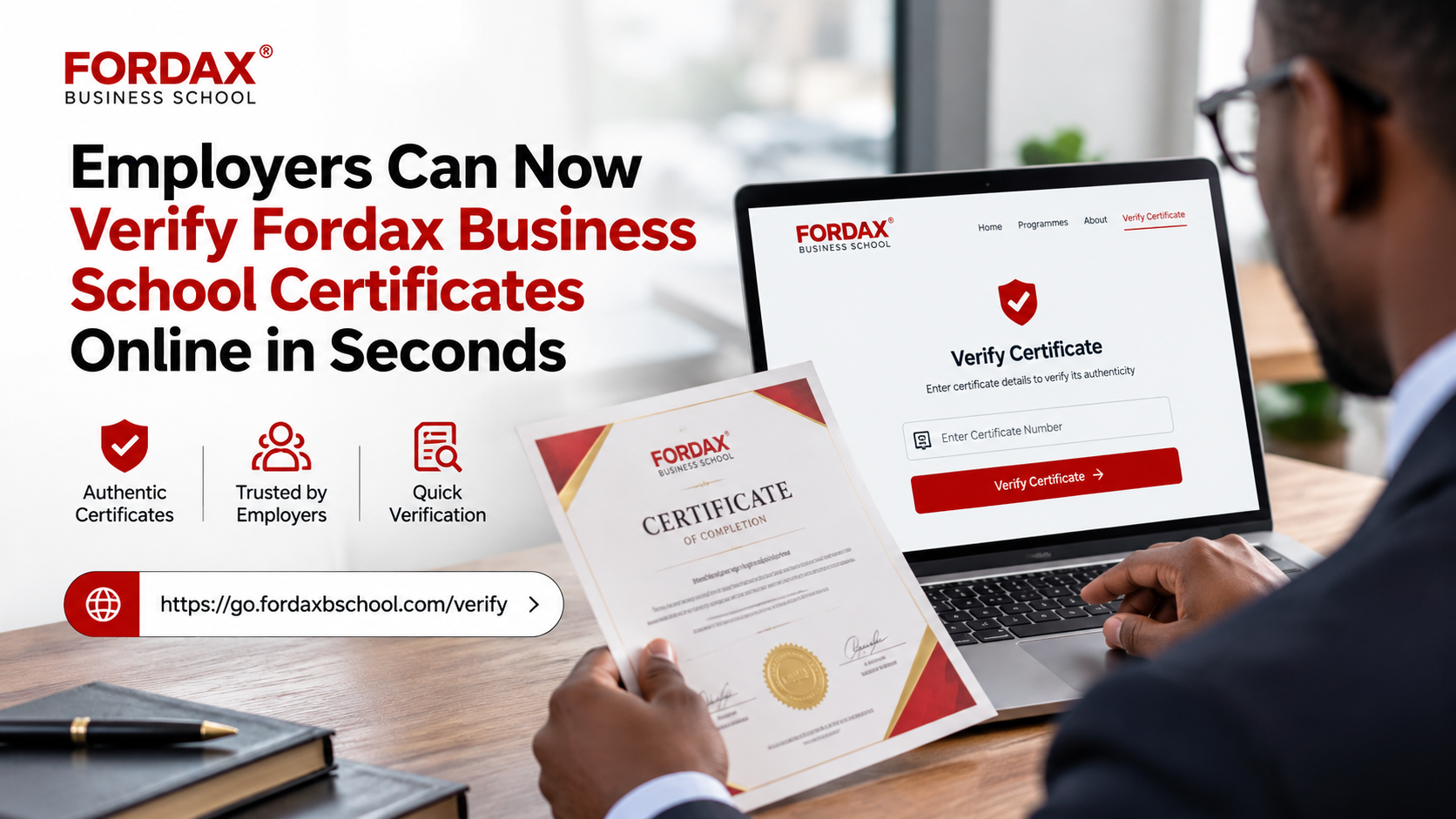 Verify Fordax Certificates Online